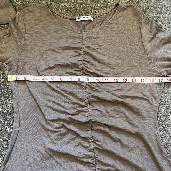 NWT Stateside Tan Pima Cotton Long sleeve Size XL - Picture 4 of 9
